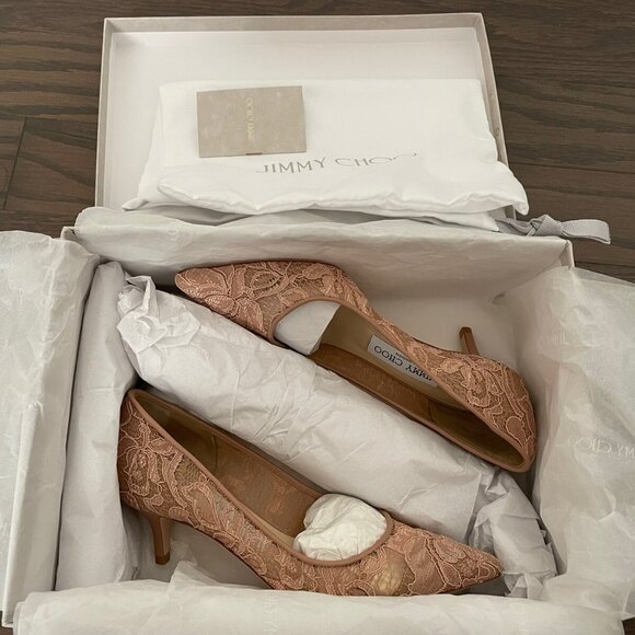 jimmy choo lace heels - Picture 4 of 6